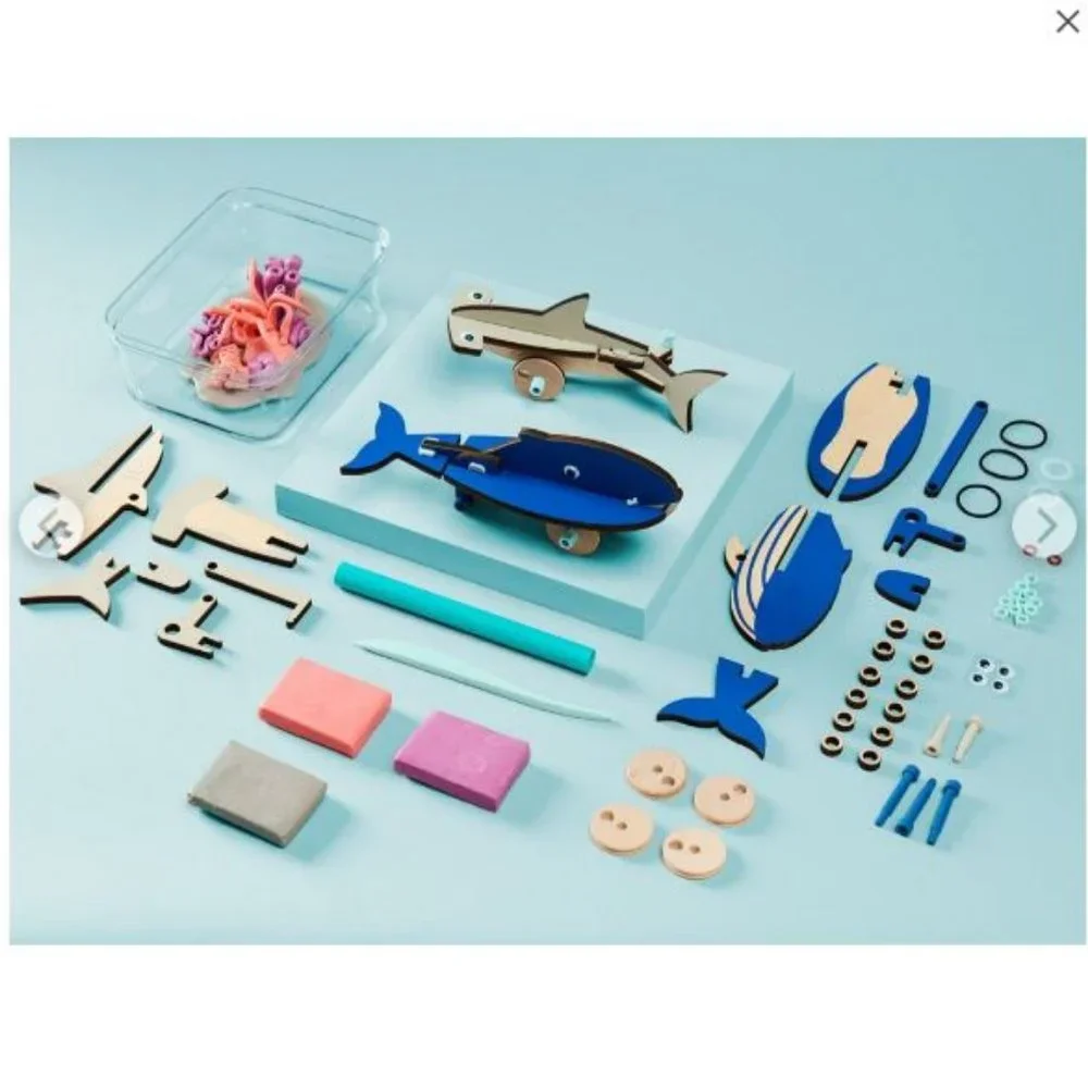 NEW KiwiCo. Kiwi Co.Marine Biologist Science Kit Biology Ocean Life coral reefs